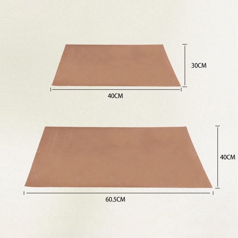 Tapis de cuisson réutilisable résistant aux hautes températures feuille de téflon pâtisserie cuisson huile papier résistant à la chaleur Pad anti-adhésif pour barbecue en plein air