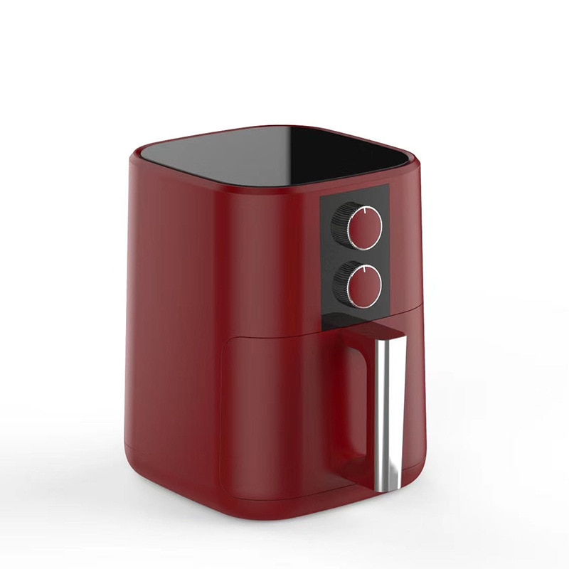 5L Household Air Fryer Oil-free Multifunctional French Fries Electric Oven 220V: 5L Red