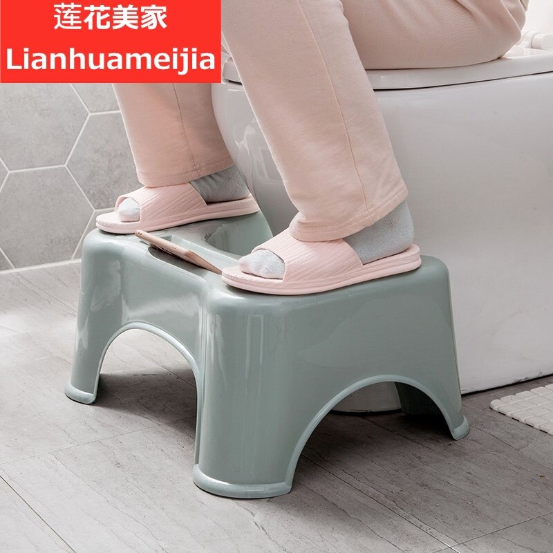 Home Folding Squatting Stool Bathroom Squat Toilet Stool Compact Squatty Potty Stool Portable Step Seat for Home Bathroom Toilet