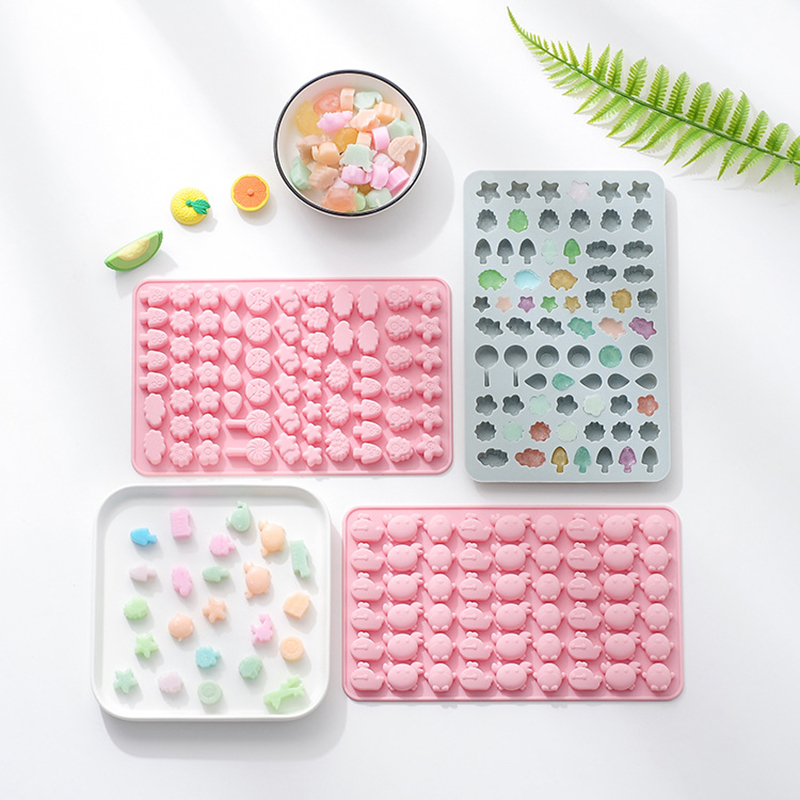 Moule à bonbons de dessin animé en Silicone | Bricolage, bonbons aux fruits, chocolat, gelée, moule en cristal époxy, outils de cuisson, moule à cupcake