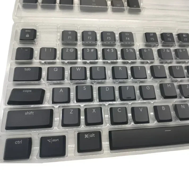 SINGLE REPLACEMENT KEYCAPS For Logitech MX Mechanical KEYBOARD 110KEYS Graphite ash