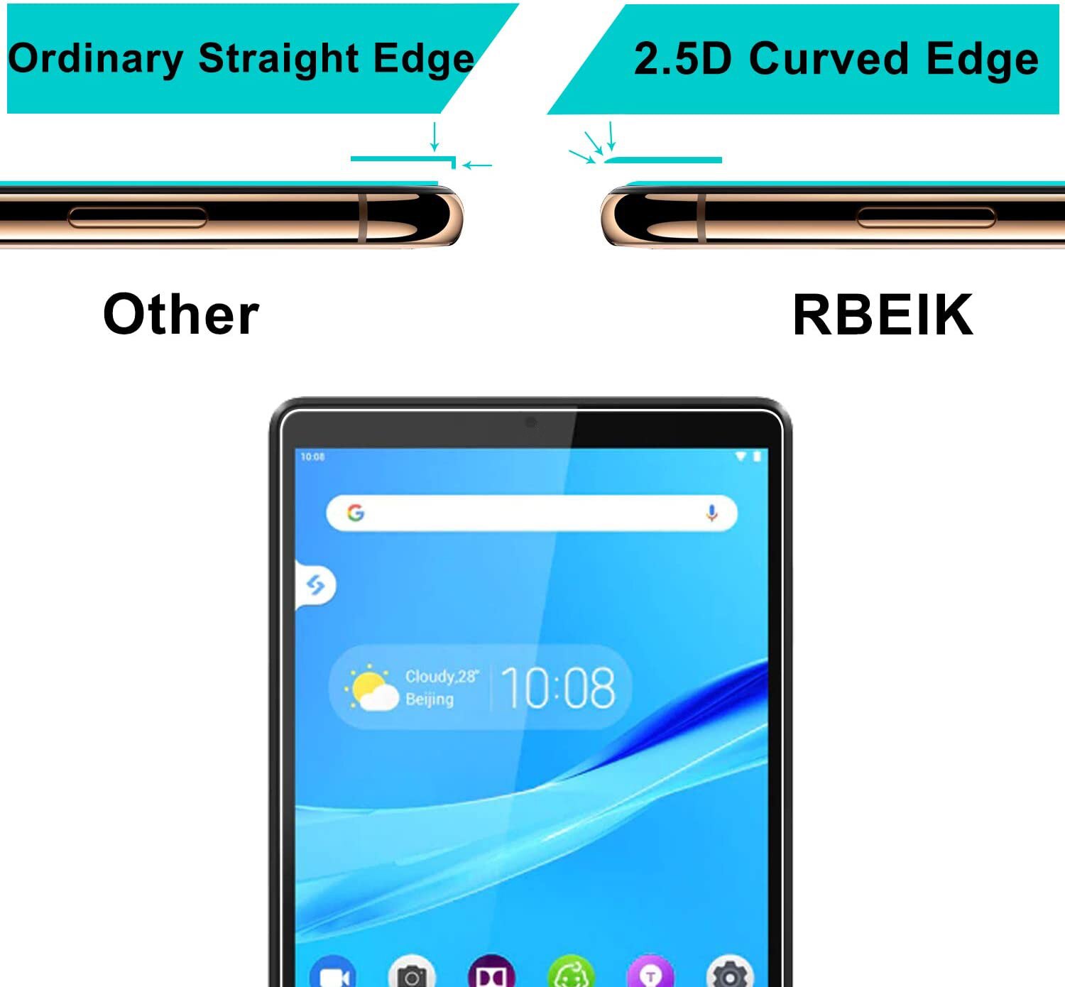 Tablet tempered glass screen protector cover for lenovo tab  m8 tb-8705f/8505x 8,0 inch anti-scratch tempered film