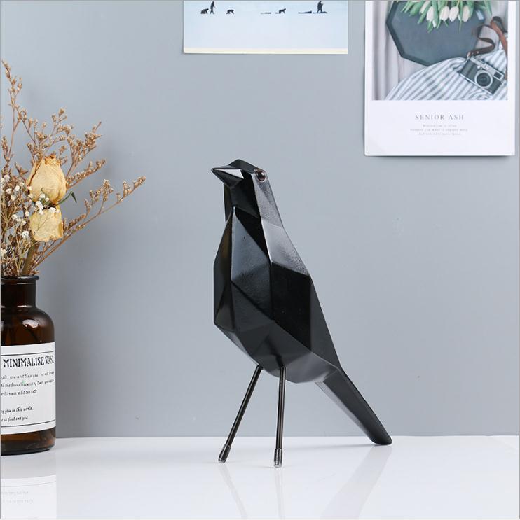 Woondecoratie Huis Vogel Houten Ambachtelijke Bobo Feeder Voor Boze Vogels Tweety Kunstmatig Decor: Bordeaux