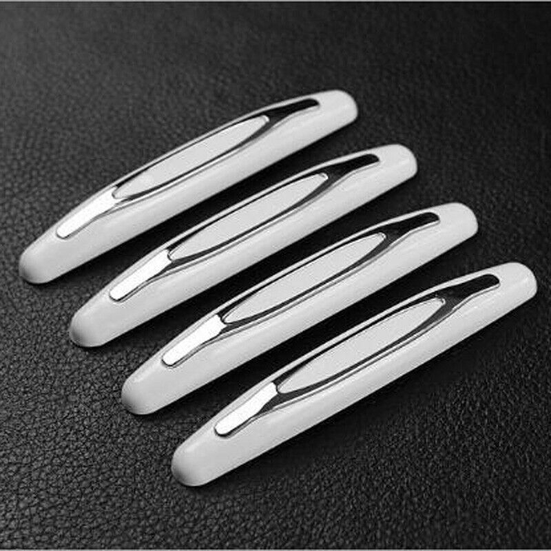 4 Stuks Bumper Strip Autodeur Edge Guard Bumper Protector Seal Strip Betrouwbare: White