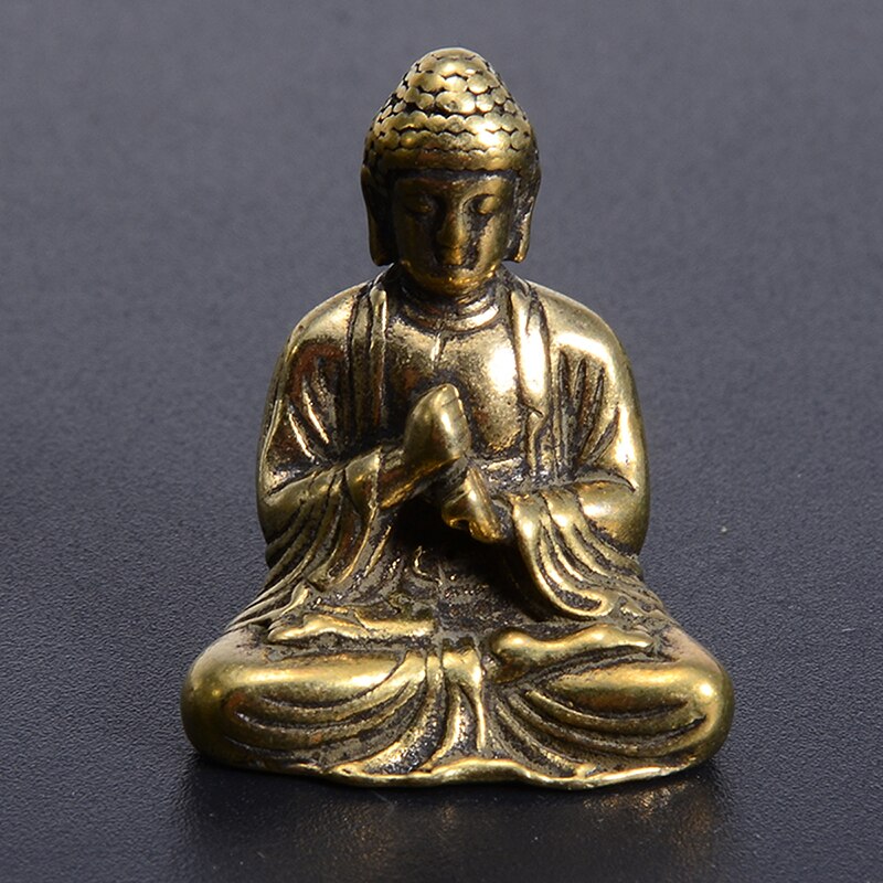 Buddha staty kinesisk buddhism sakyamuni buddha skulptur staty fengshui prydnad miniatyr heminredning