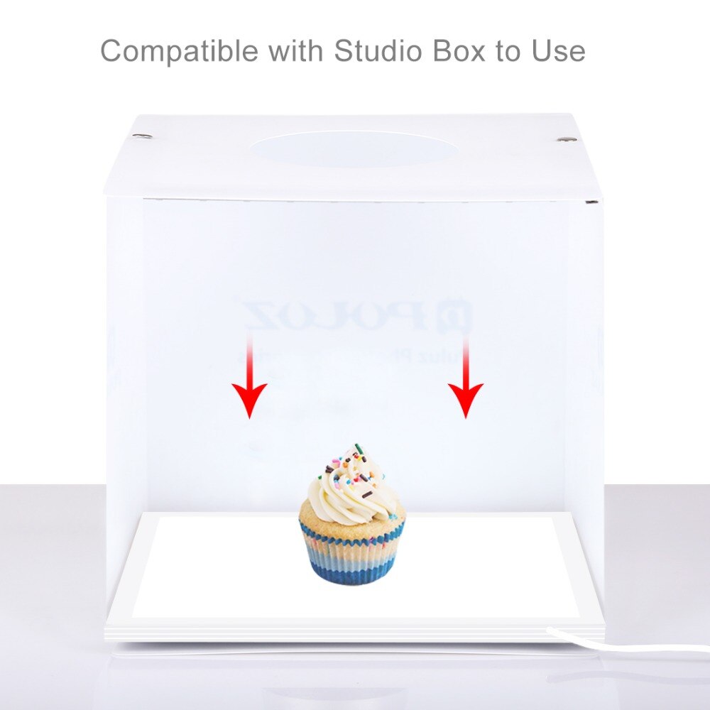 lightbox for 20 cm Photo Studio Box Mini 22.5 LED Photography Shadowless Bottom Light Shadow-free Light Lamp Panel Pad