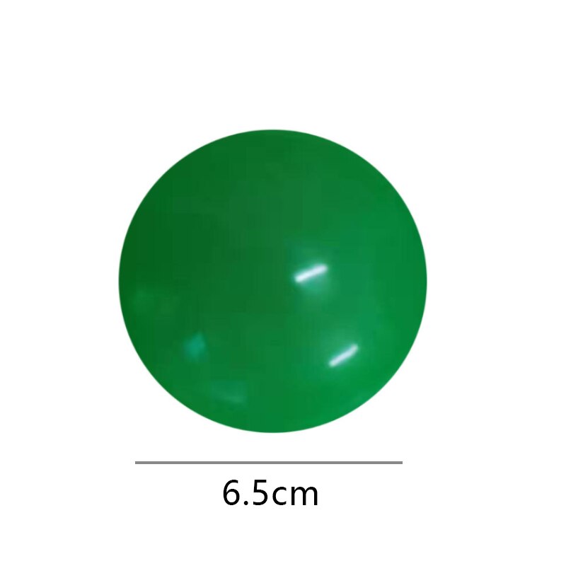 65mm Anti Stress Sticky Ball Squishy Glowing Globbles Fidget Toys Ceiling Ball Pit Glow Sticky Wall Balls Sensory Toys for Kids: 1PC Green 6.5cm