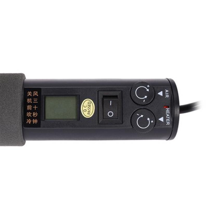 220V 450W Mini Warmte Gun Power Heteluchtpistool Portable Houvast Elektrische Air Krimpen Diy Embossing Drogen verf Us/Eu Plug