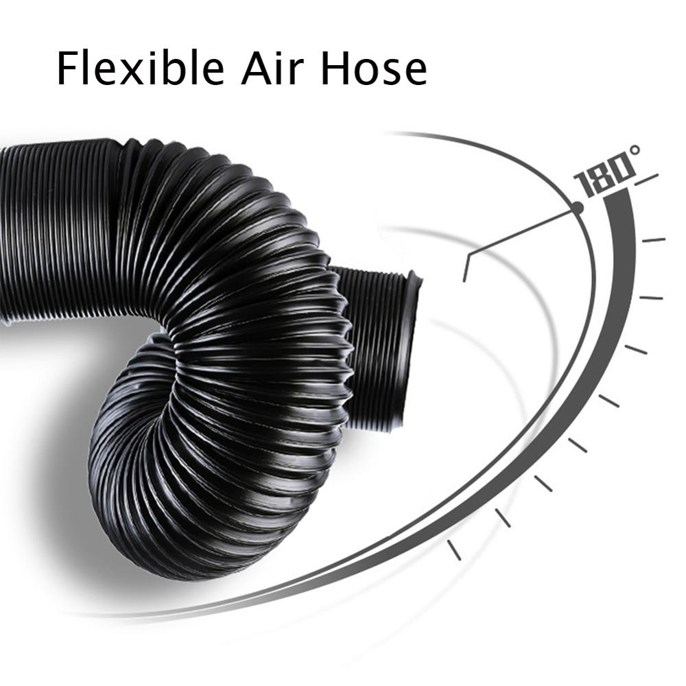 Durable 63/75mm Car Air Intake Pipe Flexible Auto Engine Air Hose Car Air Filter Intake Cold Air Ducting Feed Hose Pipe Black