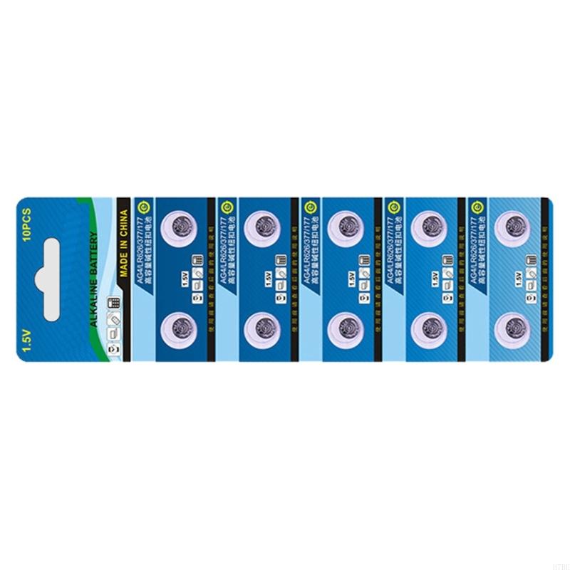 H7BE 20PIECE/10 PIECES AG4/LR626/377 Uhr Batterie, Zuverlässigkeitsleistungen 1,5 -V -Knopfzellenbatterien für kleine Elektronik