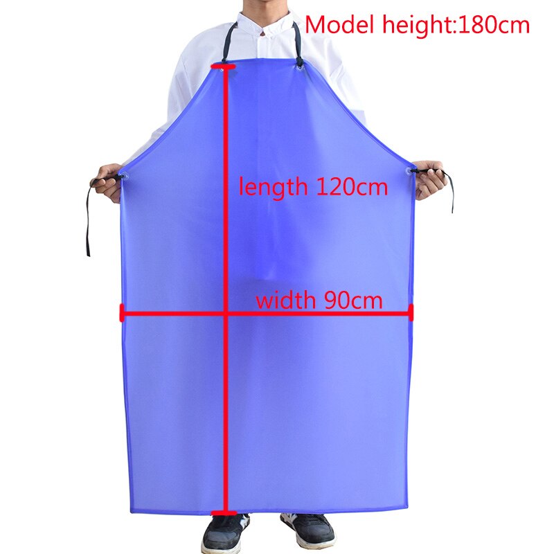 Waterproof Apron Oil-proof Working PVC Aprons Canteen Kitchen Industrial Hotel Acid and alkali resistant Protective Clothing