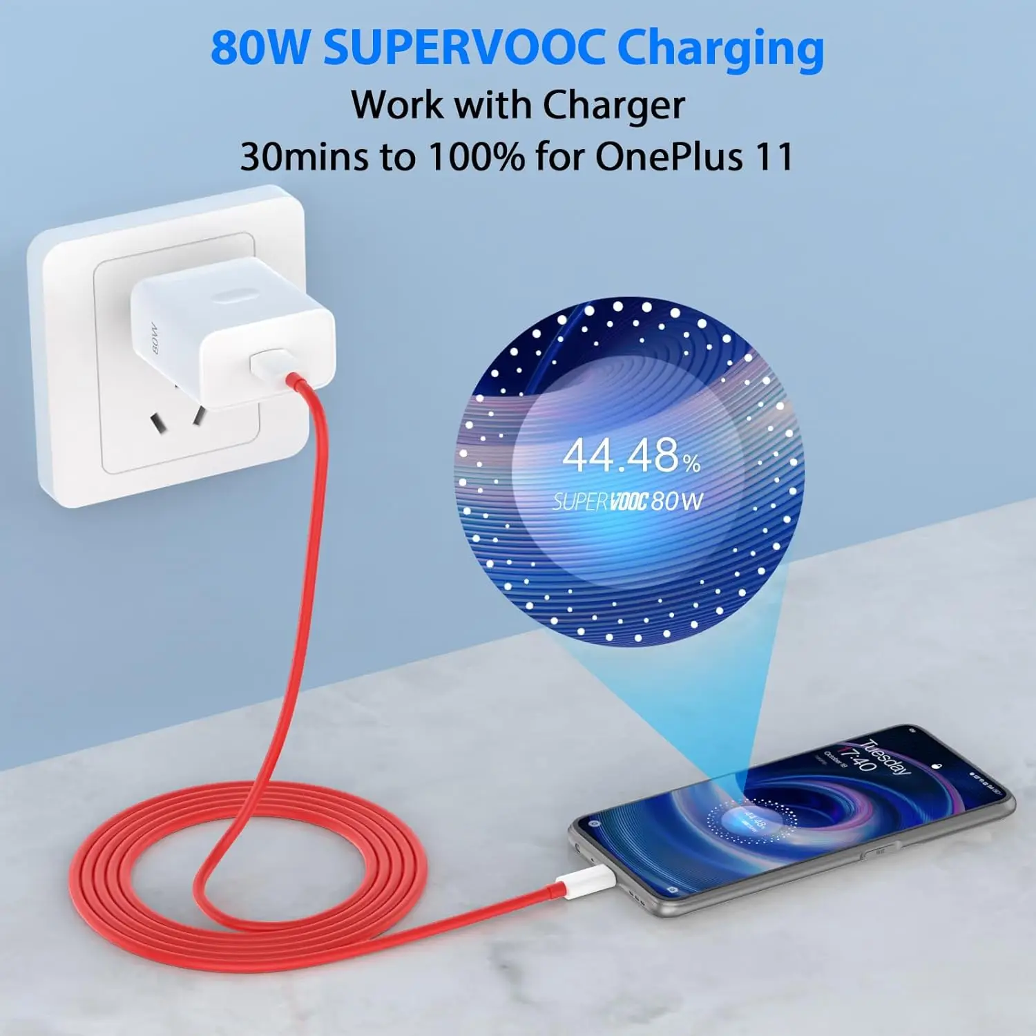 Til oneplus 80w supervooc eu hurtiglader til oneplus 10 11 12 nord  ce 2 3 lite oppo realme 10 gt neo 2 3 type c usb-kabel
