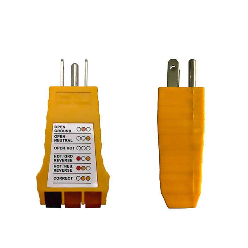 US Socket tester American socket phase detector American standard three-wire loop power socket tester Detection 3 circuit lines