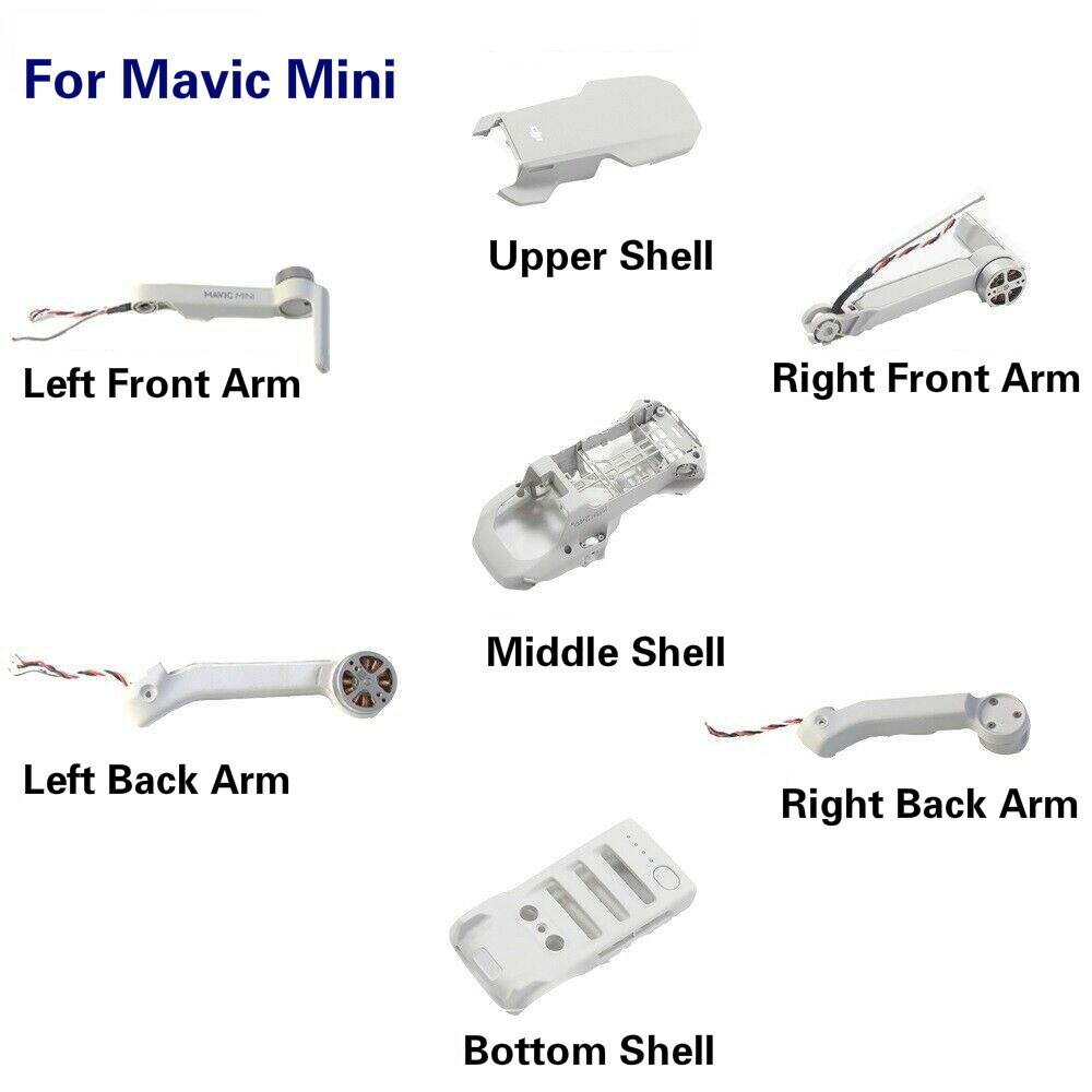 Links Rechts Voor Back Motor Arm Bovenste Midden Bottom Shell Voor Dji Mavic Mini Reparatie Onderdelen
