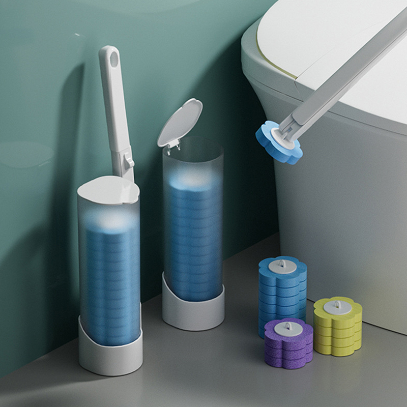 Einweg-Toiletten bürste Zauberstab reinigungs werkzeug für Schlecht Ersatz bürsten kopf Toiletten reinigungs bürstenset WC-Zubehör