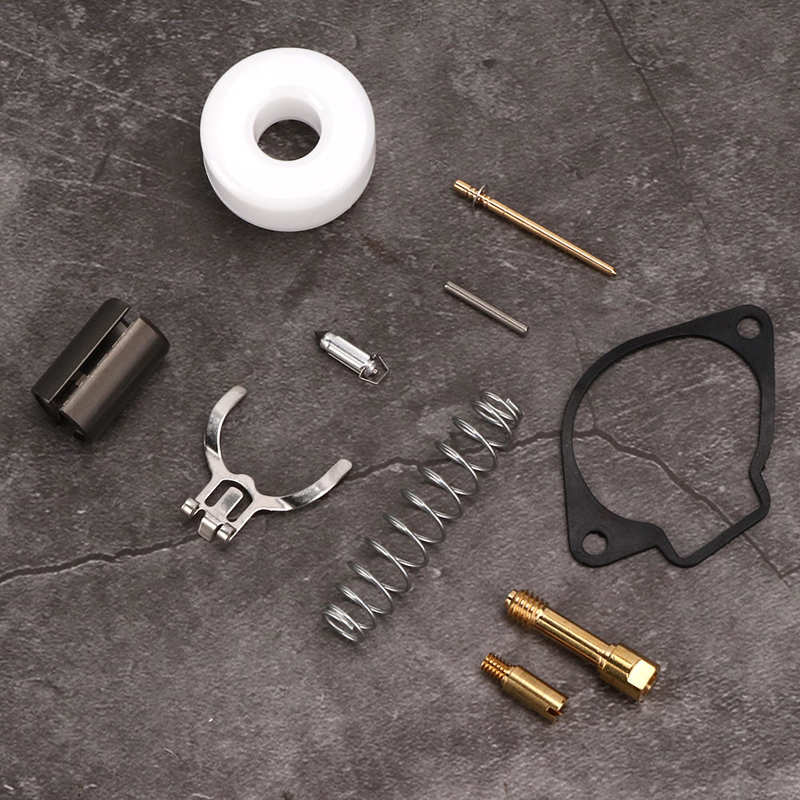 Universal Carburetor Repair Rebuild Kit Fuel System Parts Fit for 2 Stroke 43CC 47CC 49CC Mini Moto Pocket Bike Motorcycle