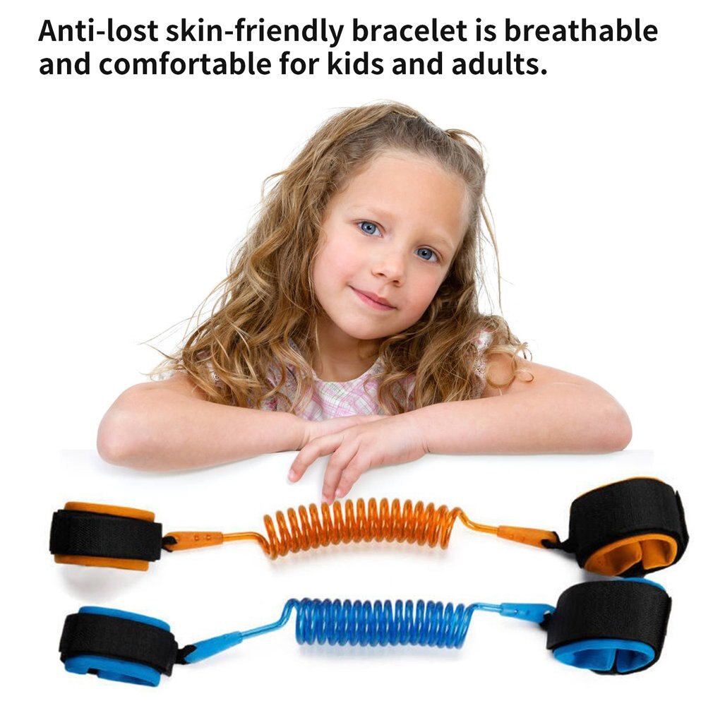 1.5M 2M Voor Kids Harness Strap Touw Leash Verstelbare Kinderen Kids Veiligheid Anti-verloren Pols Link Band armband Polsband Beveiliging