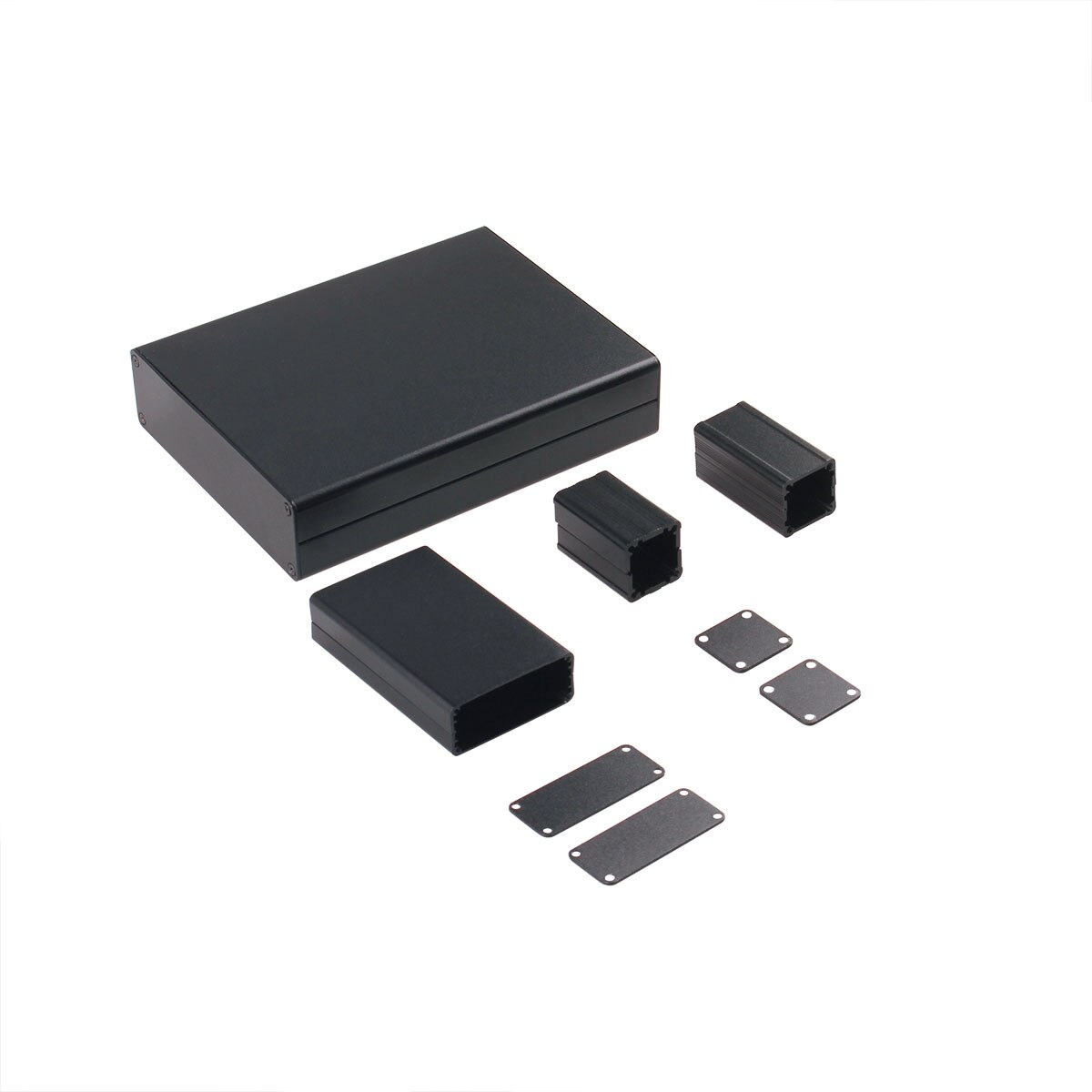 1 PC Aluminum Junction Box PCB Instrument Enclosure Electronic DIY Electronic Project Case