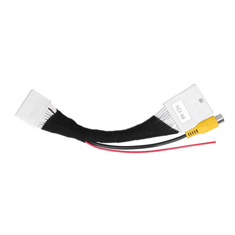 Vehicle Camera Reverse Parking Camera Connection Cable 24Pin RCA Adapter Line Wiring Fit for Renault Camera Cable