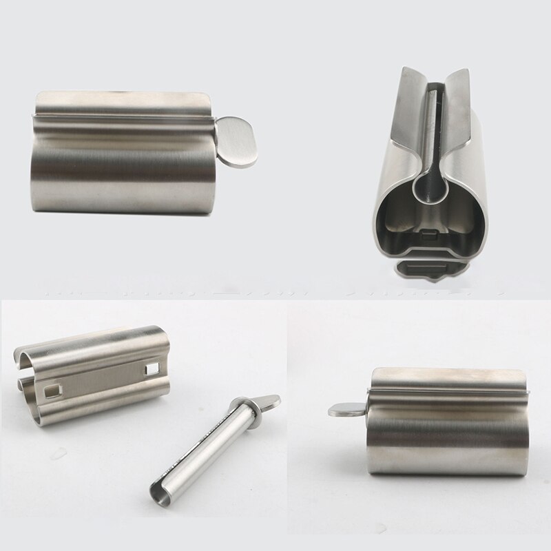 1pcs Tube Squeezer Lazy Toothpaste Dispenser Metal Squeezing Tools Hair Color Dye Cosmetic Paint Squeezer Tube Wringer