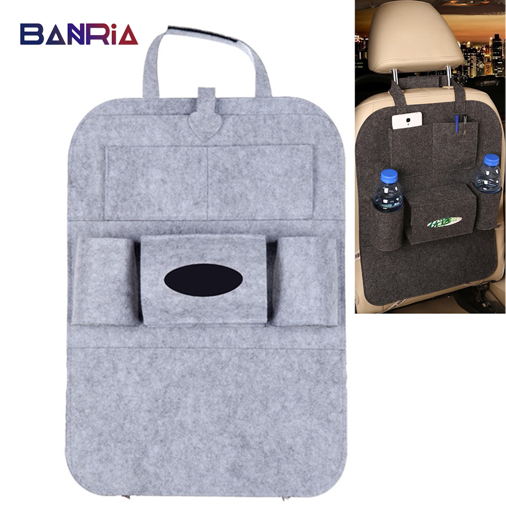 Multifunctionele Organizer Autostoel Autostoel Opknoping Zakken Seat Bag Gehumaniseerd Opbergtas Vilt Covers Achterbank Zakken
