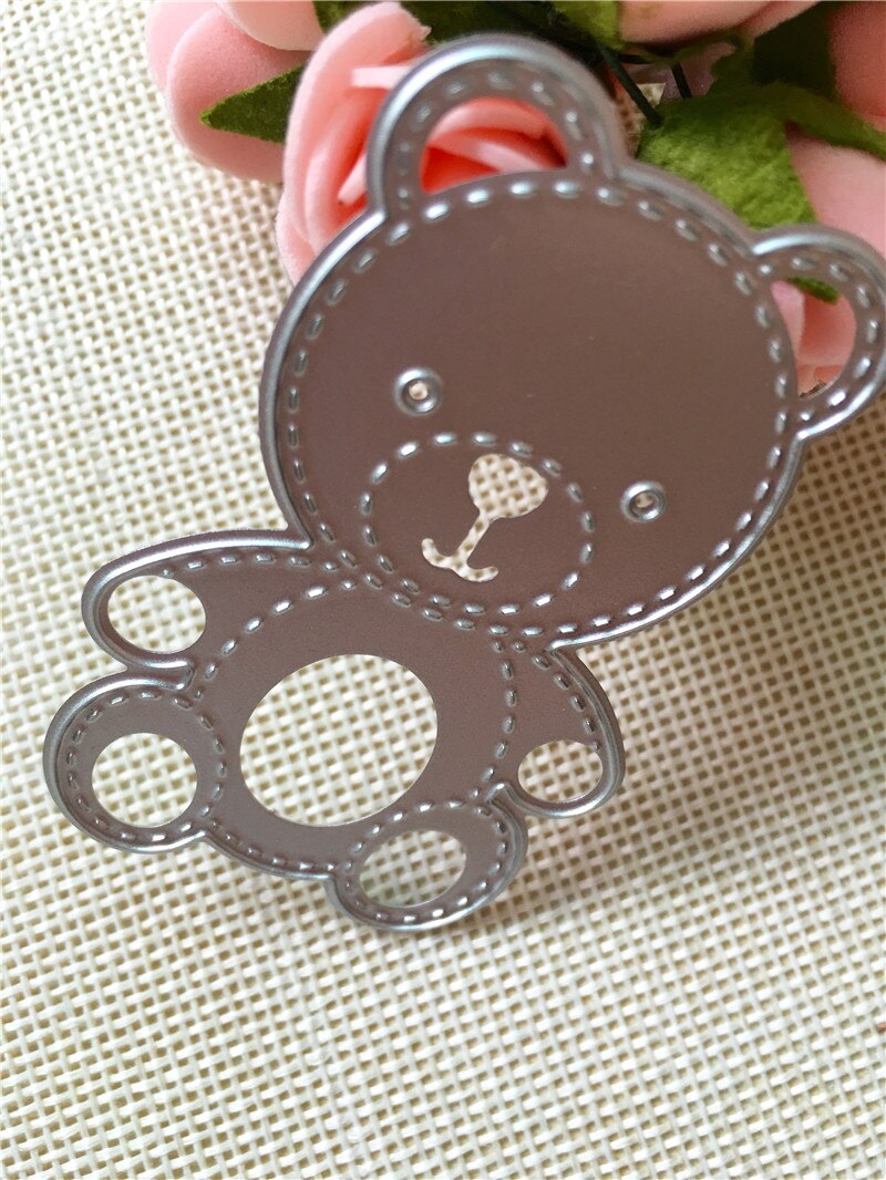 Bear Vorm Scrapbooking Snijden Beer Metalen Snijden Fotoalbum Cut Sterven Stencil Papieren Kaart