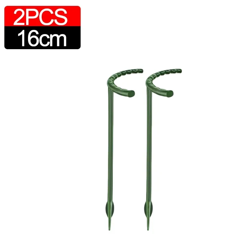 Soporte de plástico para plantas, marco de pila, arreglo de invernadero, varilla fija semicircular, soporte de escalada para plantas y flores de interior, 1/40 Uds.: Oro