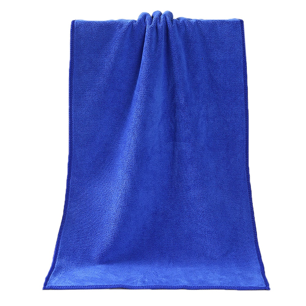 Bambus Waschlappen Mikrofaser Waschlappen 1pc bat Handtuch Dusche saugfähig Superfine Faser Weichen Bequemen Schlecht Handtuch #20: Blau