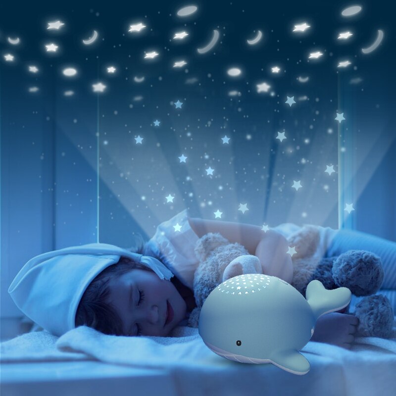 Baby der Nacht Lichter Stern Himmel Projektor Spielzeug Baby Musikalische Mobilen Licht USB Ladung Bluetooth Fernbedienung Spielzeug Weihnachten