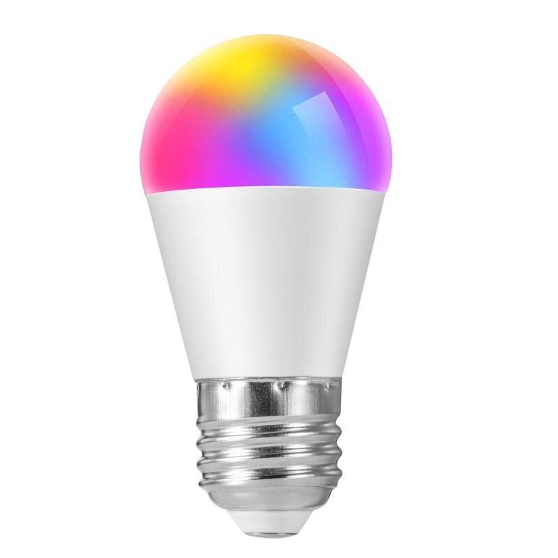 V26 Alexa LED Smart Bulb WiFi Voice Control RGB Energy Saving Dimming LED Light Smart Life Multicolor Smart Blub 6W Google Home: E26