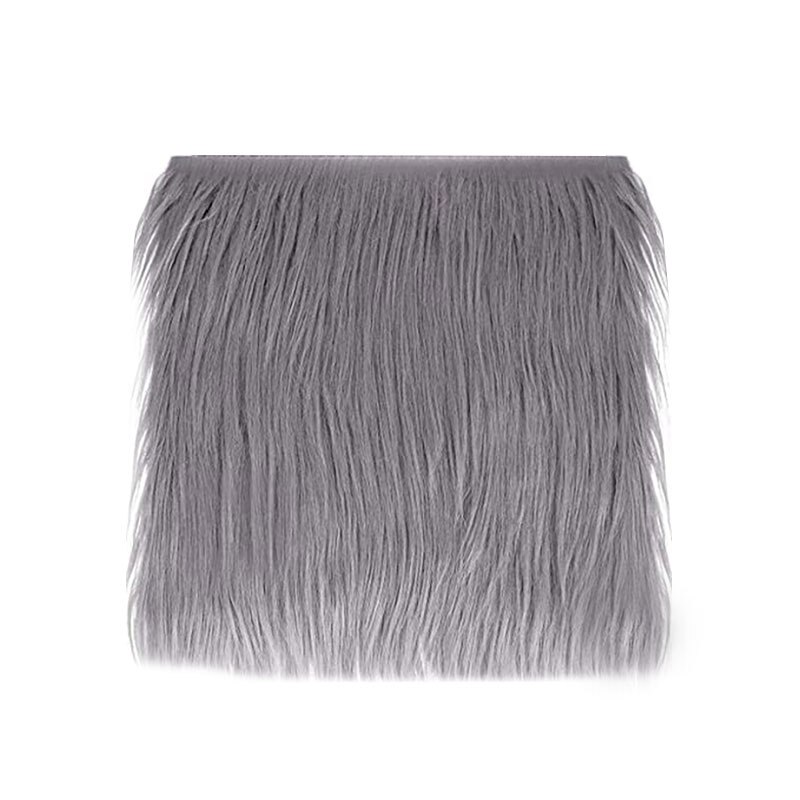 25cm*25cm Soft Artificial Fur Patch Faux Fur Fabric For DIY Handmade Sewing Cloting Costume Chair Cover Patches Decoration: C