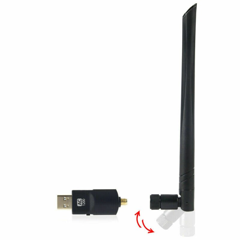 600 mbps usb wifi-adapter donglekort trådløst netværk bærbar stationær pc-antenne