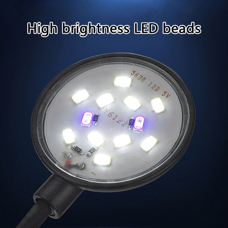 Aquariums Light Full Spectrum Fishtanks Lamp with Adjusting Brightness Clipon Fishtanks Lighting for Various Size Fishtanks