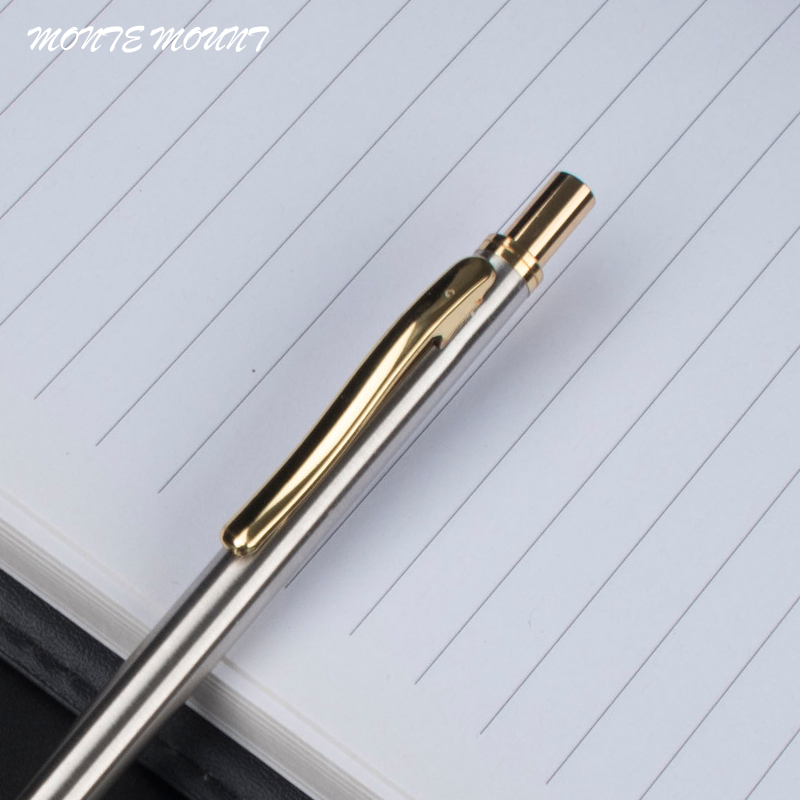 luxury Writing metal pens 0.5mm Nib school Office Stationery mechanical pencil student Business pen