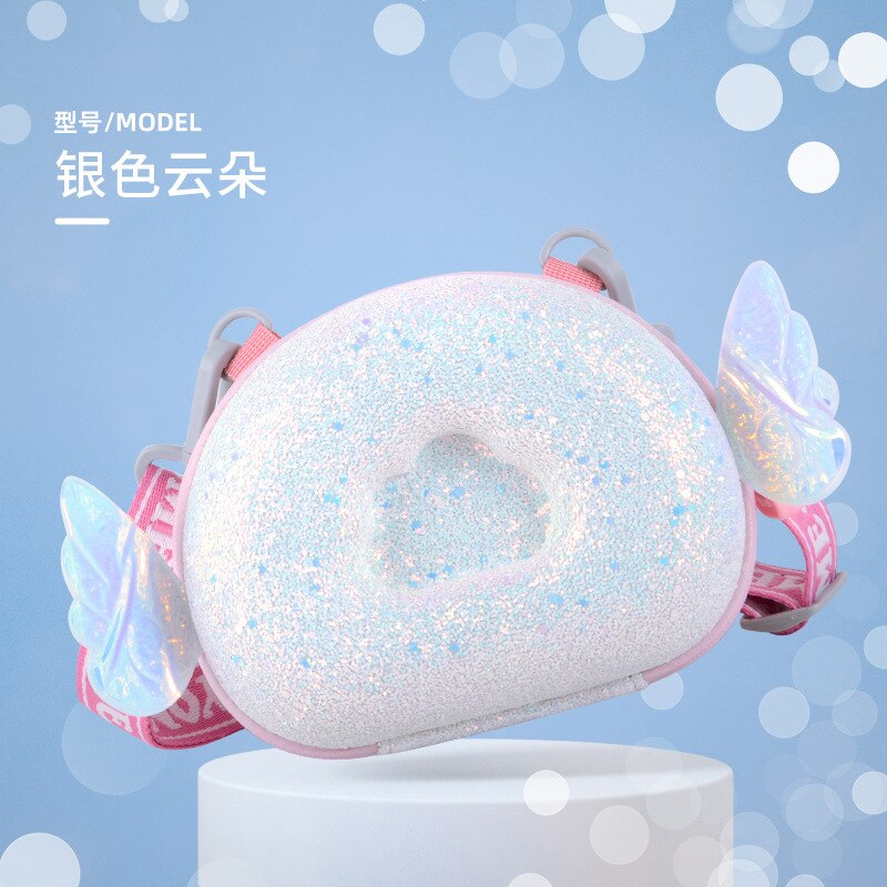 Kinderen Messenger Bag Prinses Mode Schooltas Meisje Handtas Lovertjes Donut Mini Leuke Schoudertas: style 4