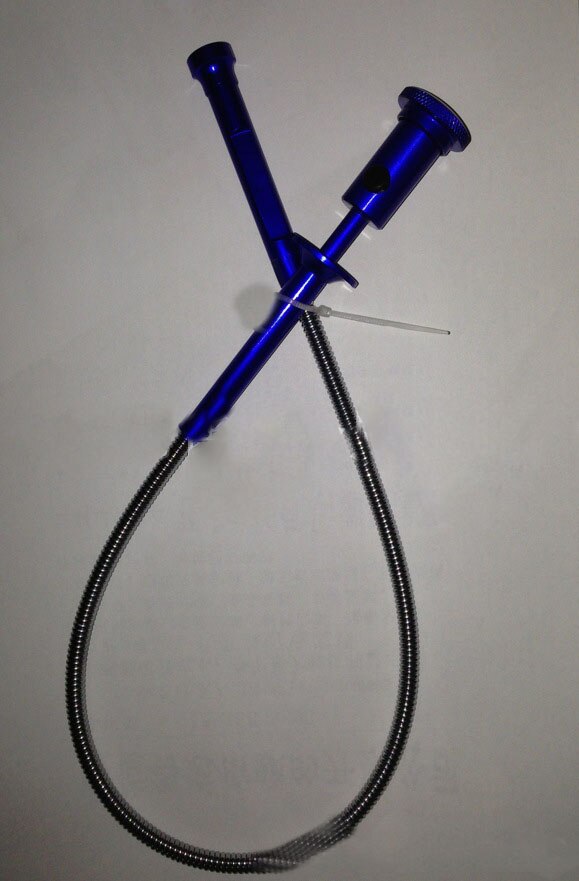 Magnetic LED Light Pick-Up Tools Flexible 4-Claw Long Reacher Garbage Toilet Grabber Tool Telescopic Magnet Pick Up Tool: blue