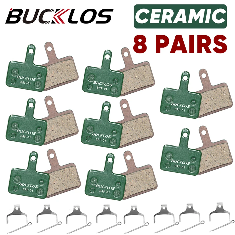 Plaquettes de frein à disque hybrides en céramique pour vélo de route de montagne, pièce de disque, BUCKKubMTB, WinterMANO MT200 B01S B05S: Violet