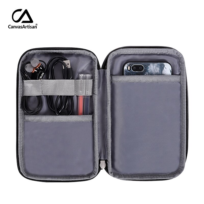 Digitale Opbergtas Travel Organizer Case Voor Accessoires Charger Power Bank Kabel Usb Hoofdtelefoon, Rits Draagbare, HS13-21