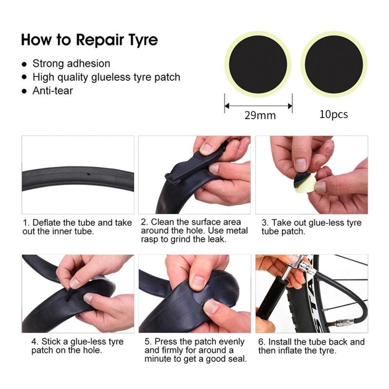 Multi 16 In 1 Bike Tyre Repair Kit Mountain Bike Cycle Puncture Tyre Pump With Bag Gas Cylinder Gauge MTB Repair Tools Kit Set