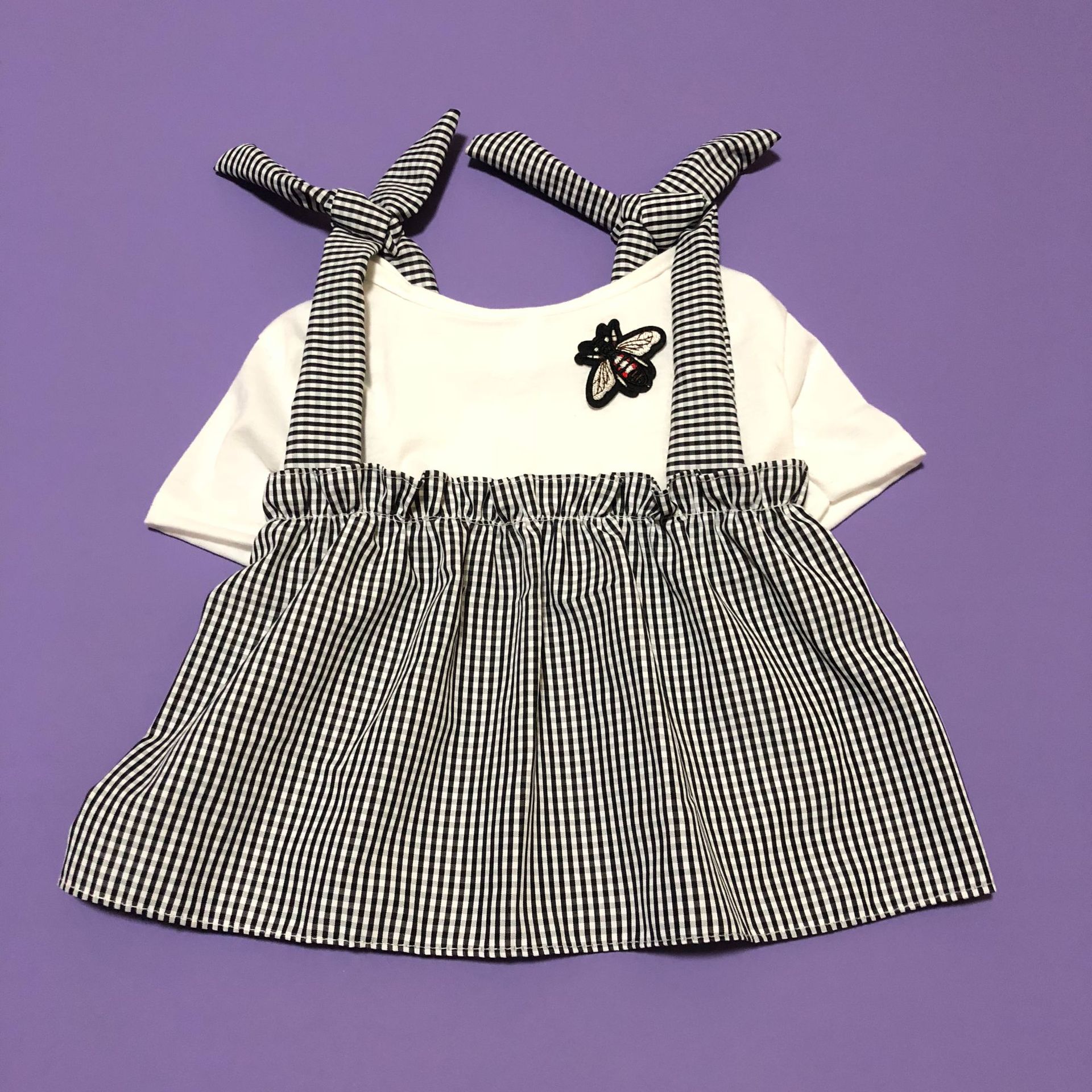 Cotton Pomeranian Summer Cool Dress Pet Dog Clothes for Small Dogs Pets Clothing French Bulldog Pug Costume Yorkshire Apparel