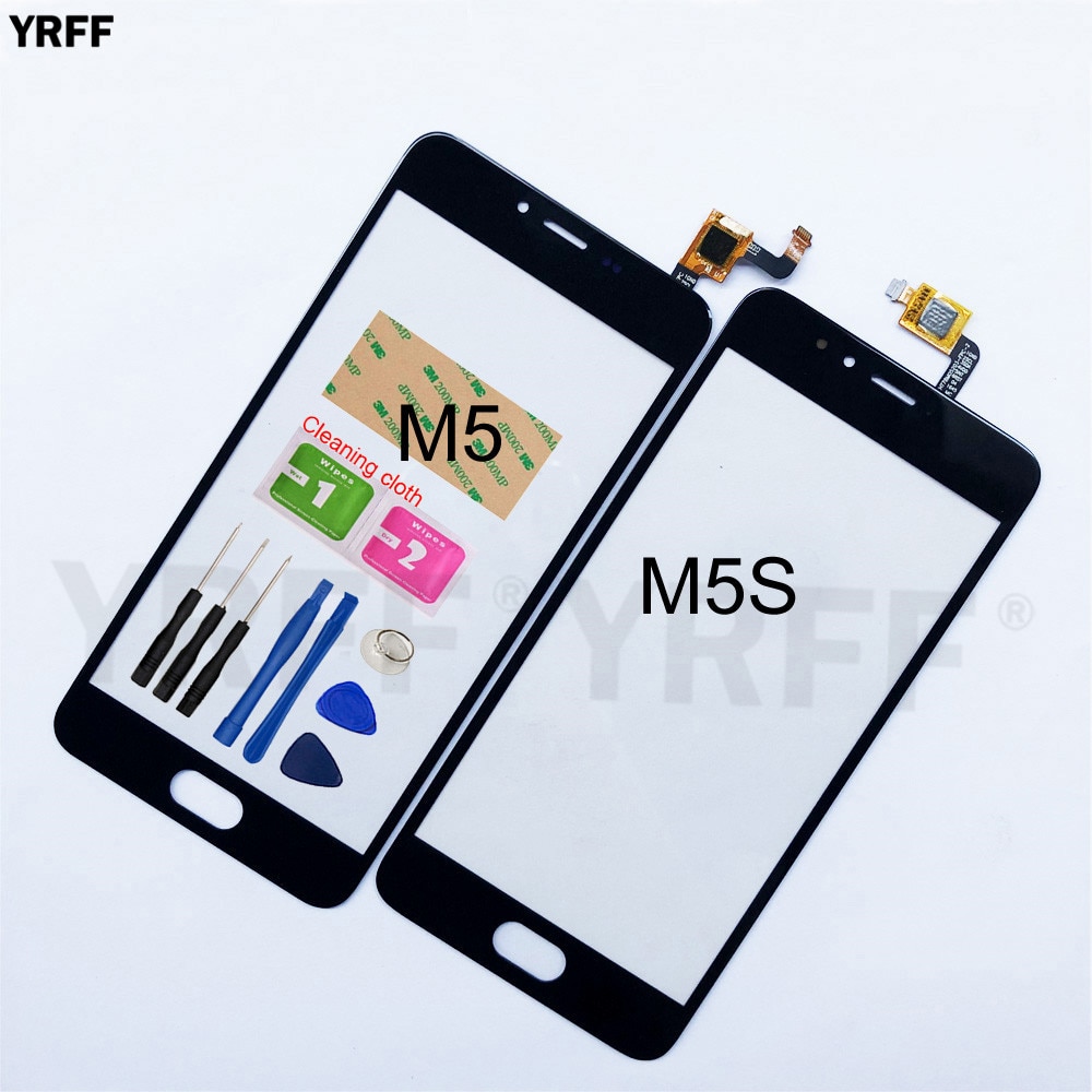 5.2 &#39;&#39;Touch screen Voor MeiZu M5 M5S Touch Screen Digitizer Sensor Glas Panel Vervanging