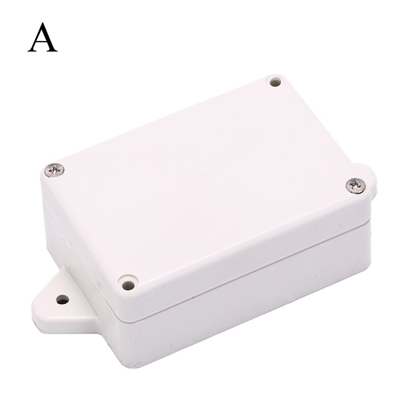 Clear Transparent/ White Waterproof Plastic Electronic Instrument Project Cover Box Enclosure Case 85x58x33mm: A