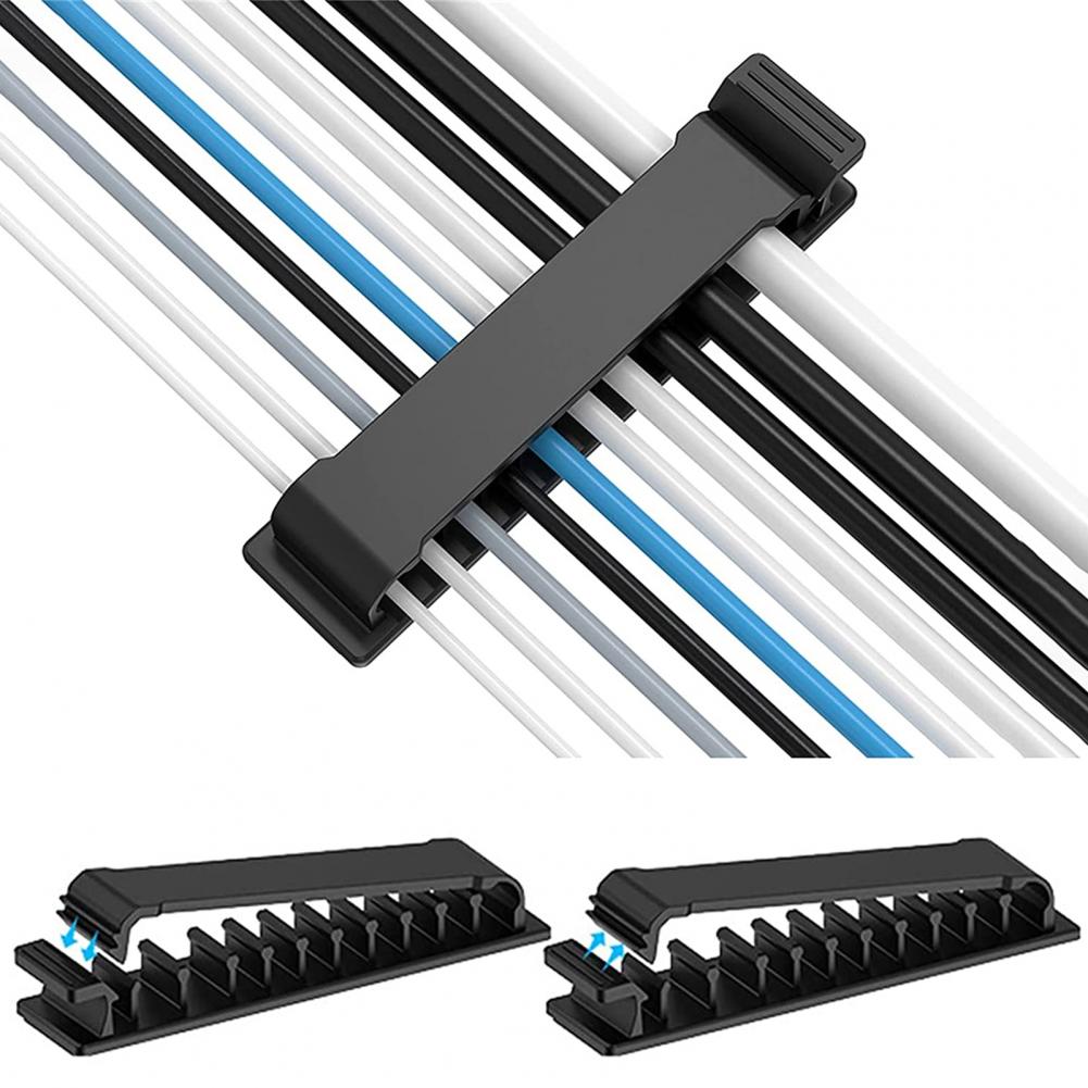 Wall Mounted Lightweight Cable Manage Multipurpose Wire Clamps for Living Room