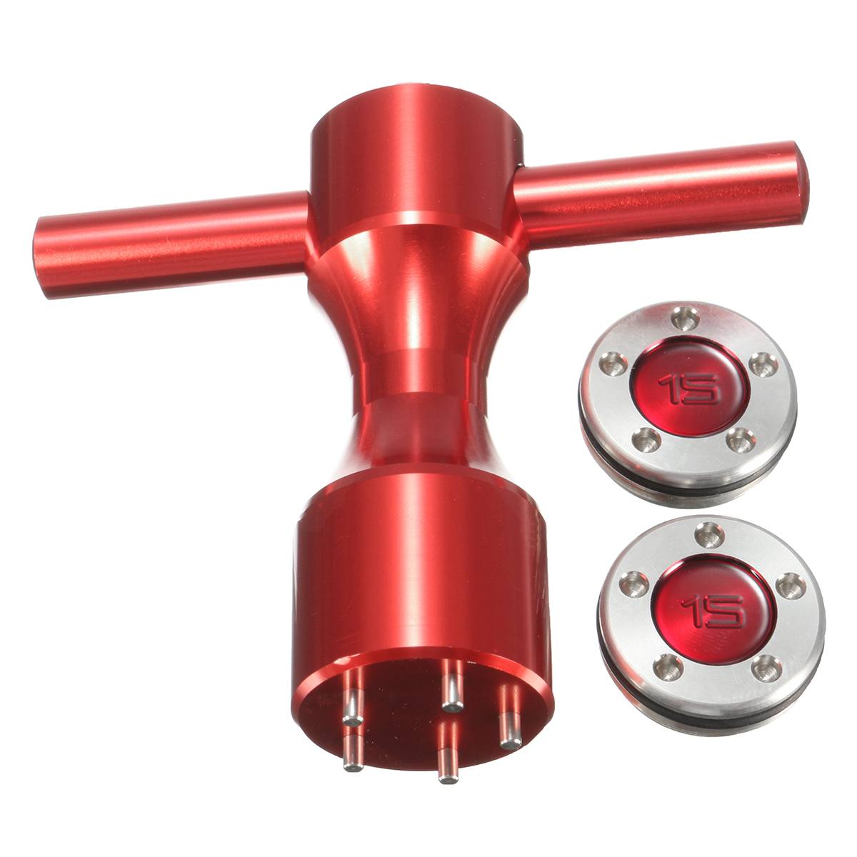 2 Stck Für Titleist-Scotty-Cameron Putter rot Golf Gewichte + Schlüssel Schlüssel Werkzeug 10g/15 g/20g/25g/30g/35g/40g Enthalten Gummi Ringe