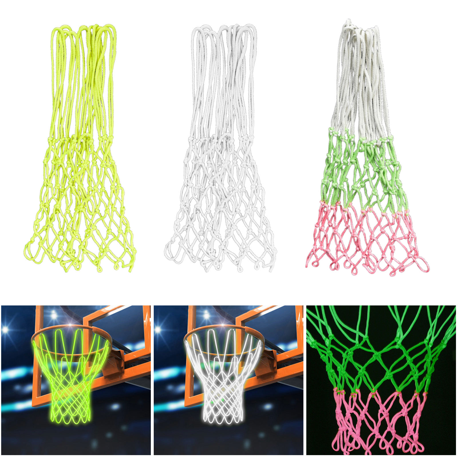 Basketball hoop net 20 & #39 ;& #39 ; 50cm standard outdoor indoor 12- loop mesh target