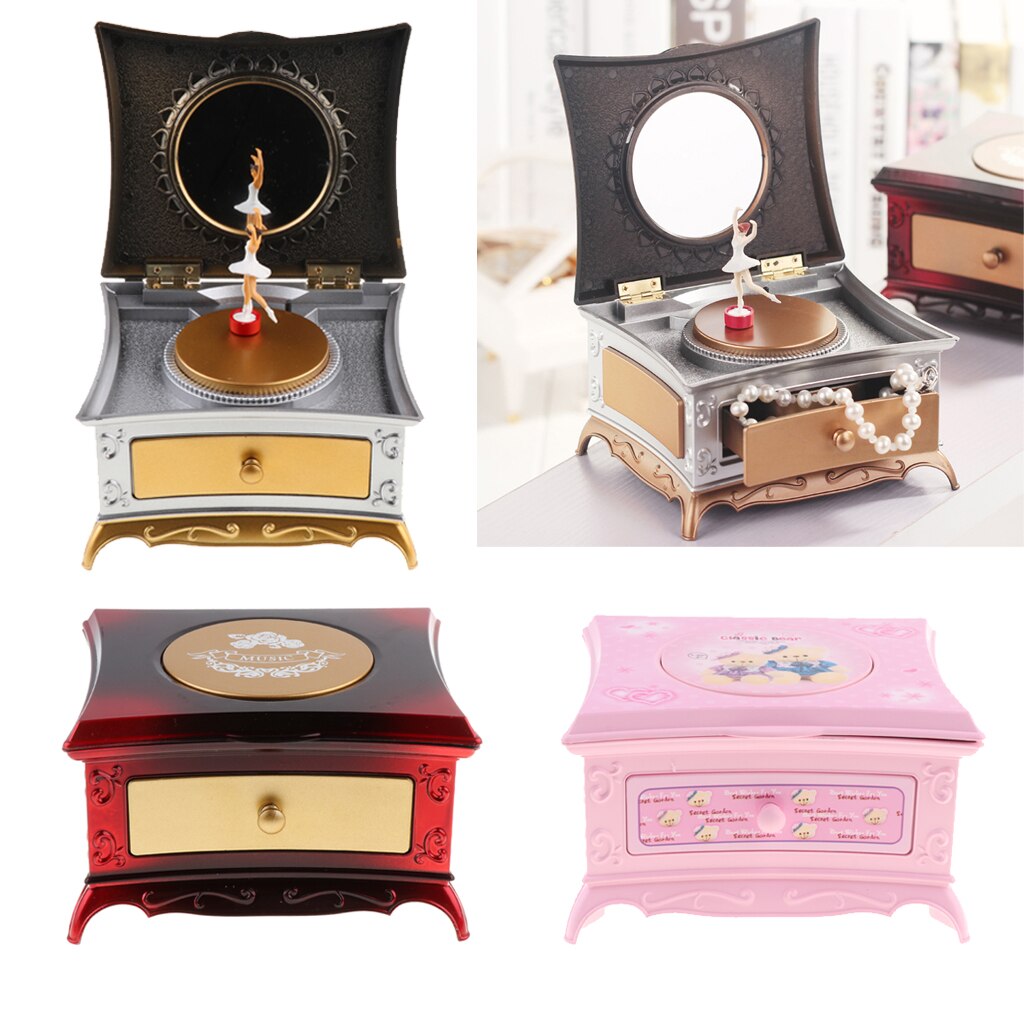 Vintage Ballerina Music Box for , Ballet Dancer Je... Grandado