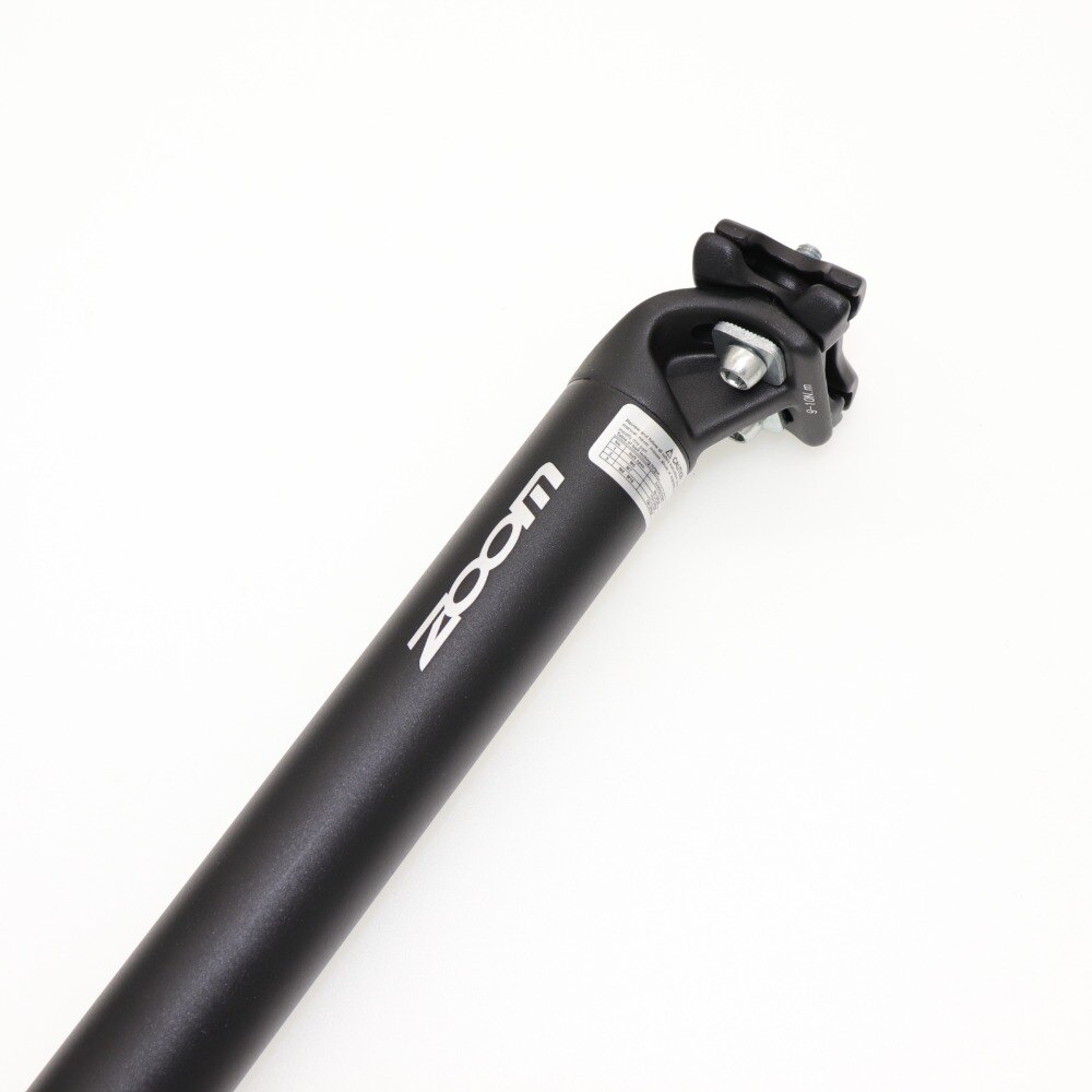 Zoom MTB luz peso sillín 280g 12MM OffSet 2-pernos de poste de asiento de bicicleta negro mate/27,2/30,9/31,6mm 350mm