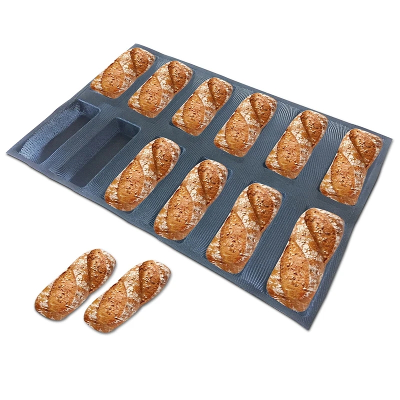 40X60CM Perforated silicone Bread Baking Form 12 c... – Grandado
