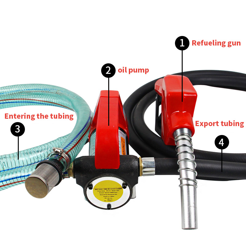 Electric oil pump DC 12V 24V 175W self-priming diesel fuel pump oil extractor Transfer Refueling Tool