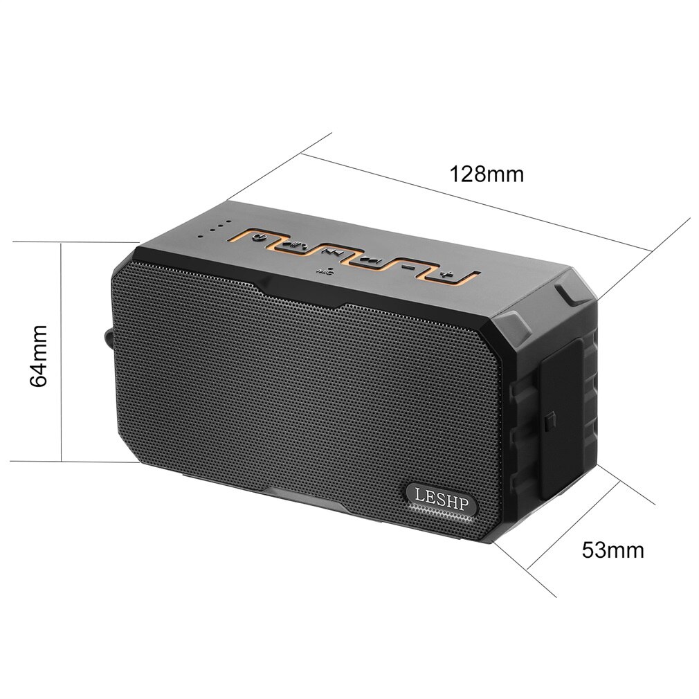 Waterproof Dustproof Shockproof Speaker Wireless Speaker Mini Outdoor Ultra Portable Hiking Climbing Beach